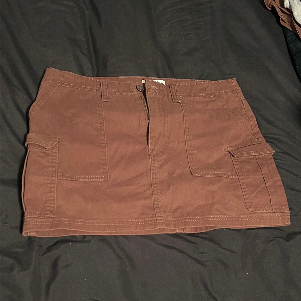 Windsor Chocolate Brown Mini Skirt